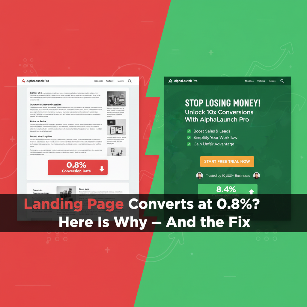 Landing Page Optimization: No Conversions the Exact Fixes