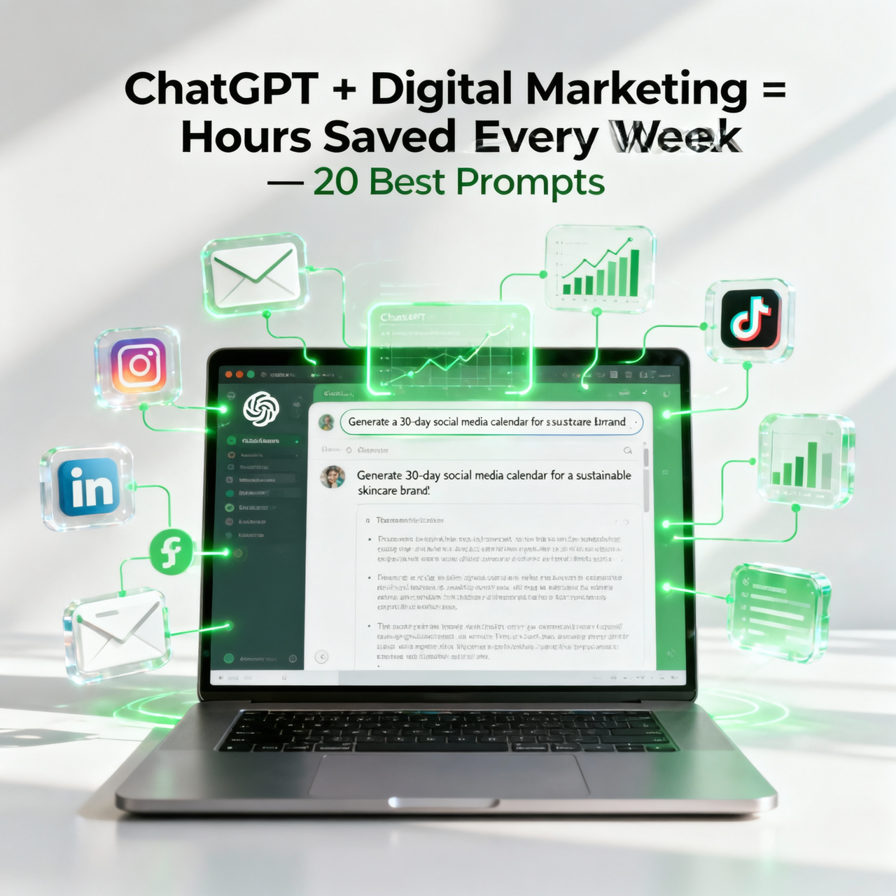 ChatGPT Digital Marketing 20 Prompts Save Hours Every Week