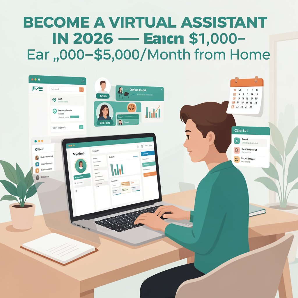 How to Earn Money as a Virtual Assistant in 2026—Supportmkit