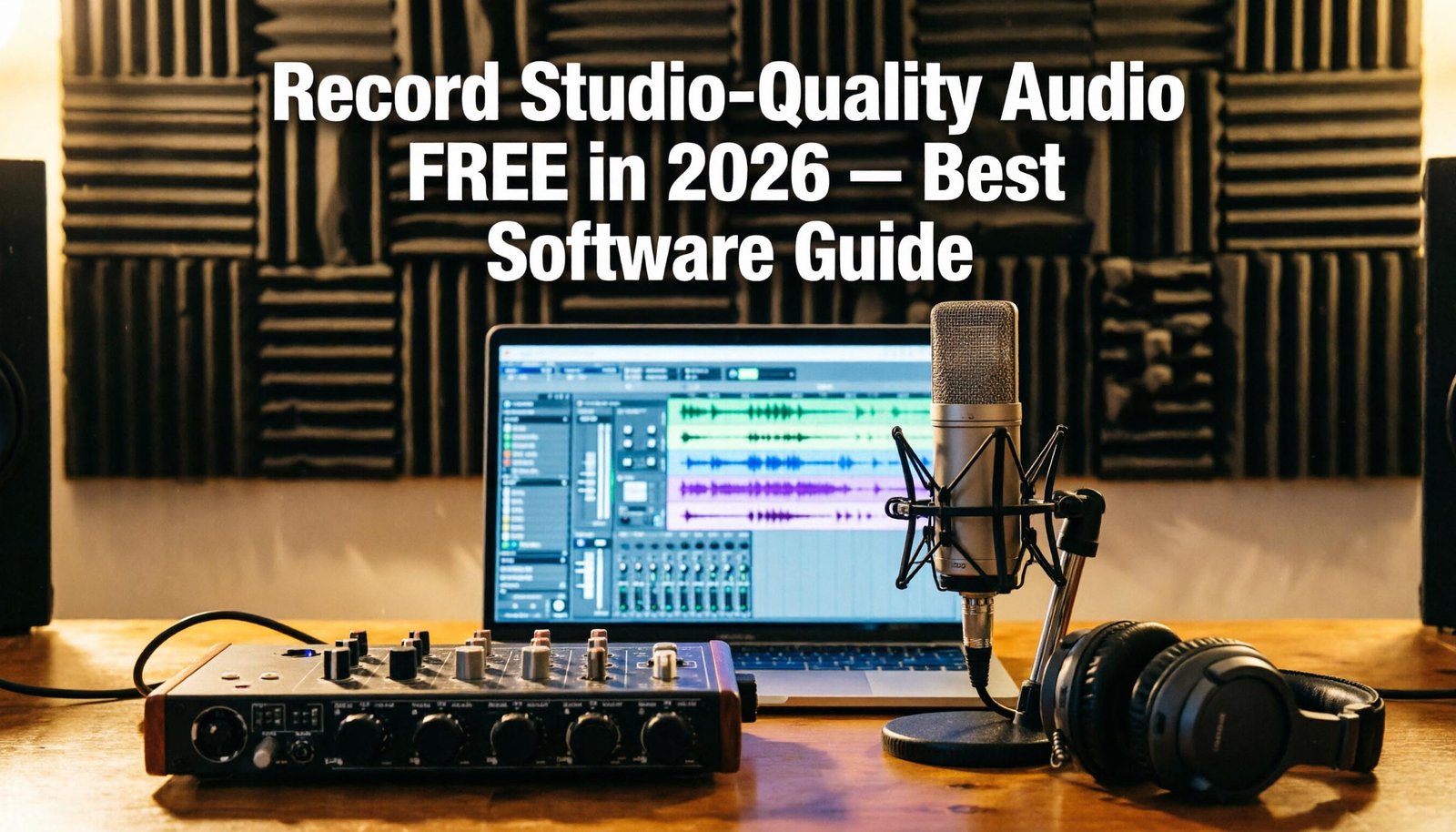 Audio Recording Software 2026:Record,Edit,Studio-Qualit Free