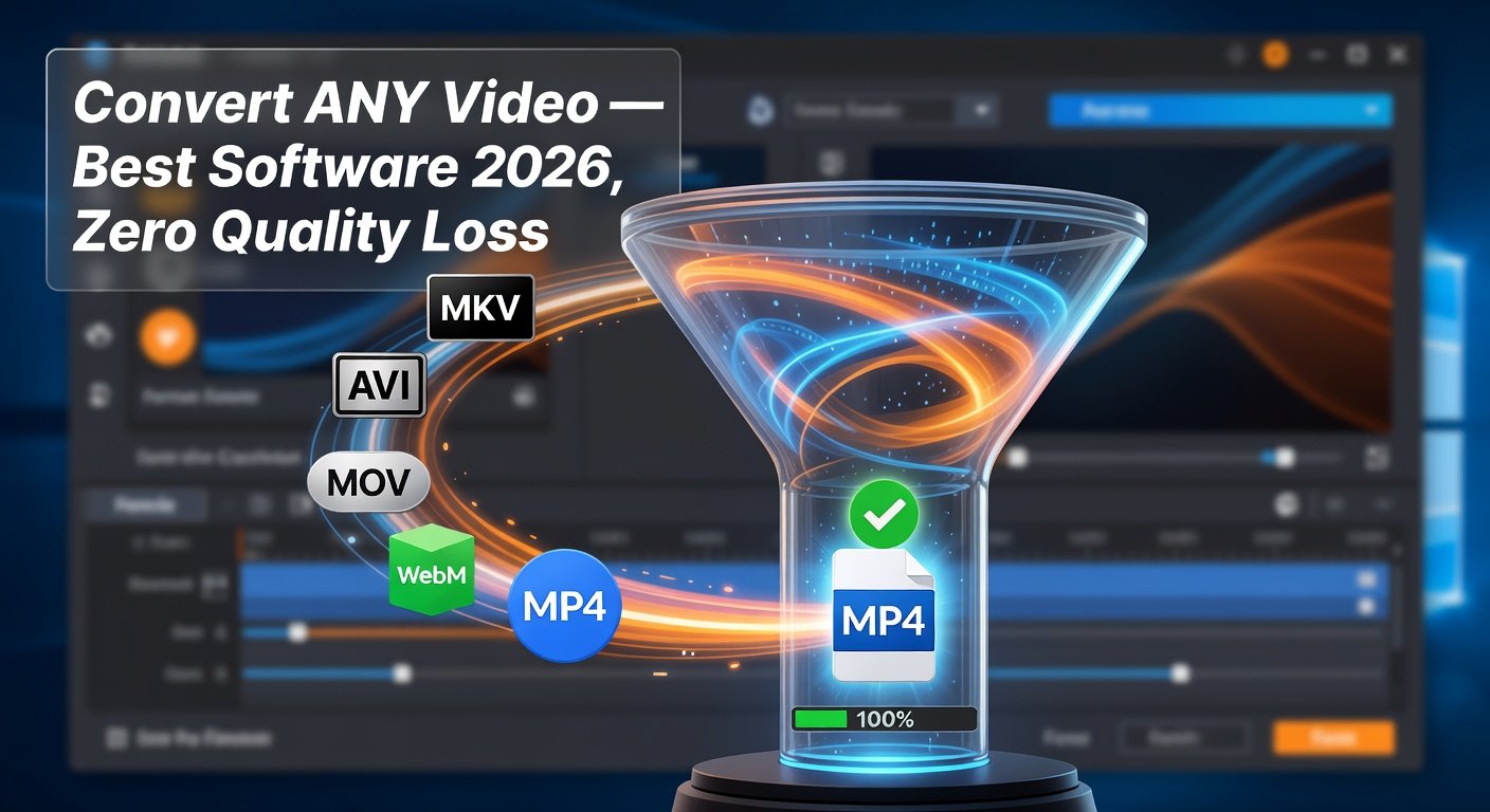 Best Video Converter Software 2026: Convert Losing Quality